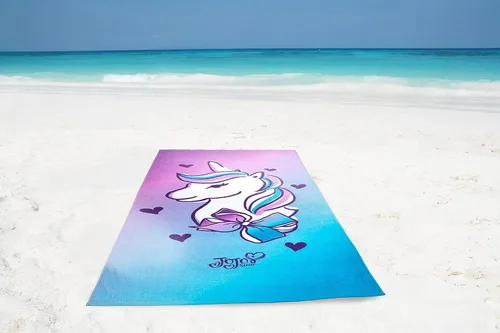 Miniatura 7 de Jay Franco Nickelodeon JoJo Siwa Unicorn Wash - Toalla grande de baño/piscina/playa para niños, con unicornio, toalla de algodón súper suave