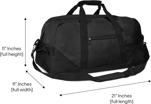 Miniatura 7 de 21" Large Duffle Bag with Adjustable Strap