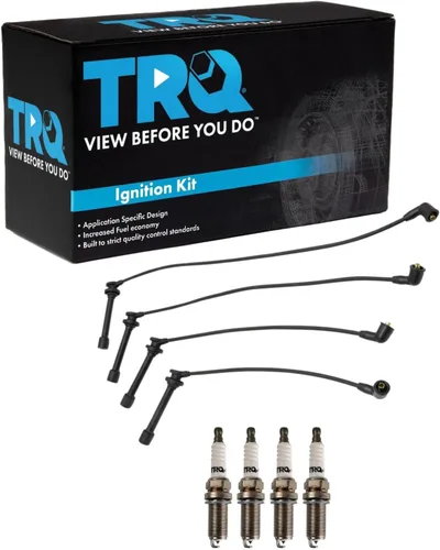 Miniatura 56 de Kit de bujías de chispa TRQ 5 piezas de bujías de iridio Compatible con Acura Integra 1992-2001 1999-2000 Honda Civic 1994-1995 Civic del Sol