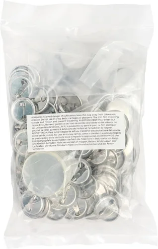 Miniatura 2 de We R Memory Keepers Paquete de recarga a granel de botón de presión 100/Pkg-Pequeño (25mm)