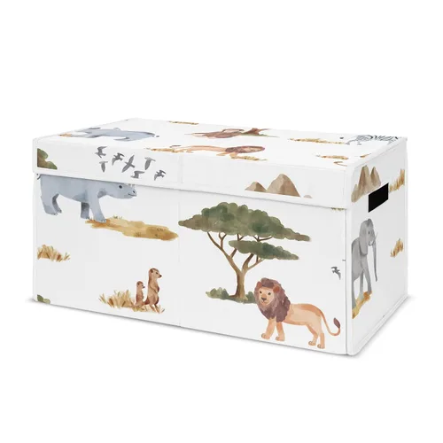 Miniatura 12 de Sweet Jojo Designs Caja de almacenamiento de juguetes de tela roja y blanca para niños, para niños, para colección de parches de béisbol