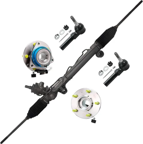 Miniatura 11 de Detroit Axle - Kit de nudillos de dirección delantera izquierda para Ford Edge Lincoln MKX 07-10, cojinete de rueda del lado del conductor, nudillo