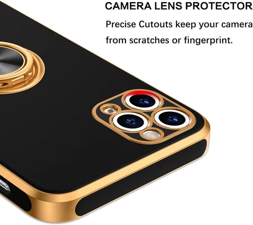 Miniatura 8 de BENTOBEN Funda compatible con iPhone 11 Pro con soporte de anillo de 360°, a prueba de golpes, soporte magnético, soporte magnético, soporte