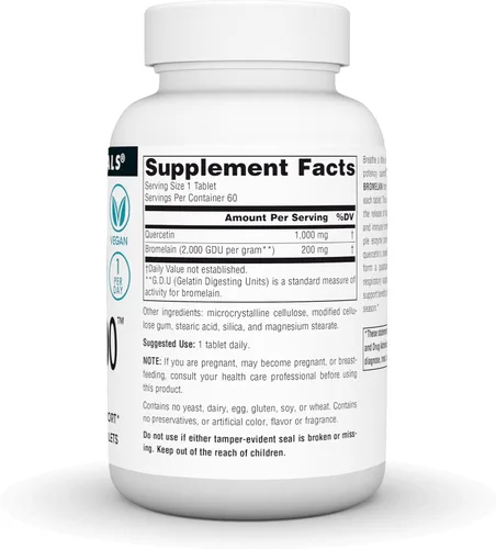 Miniatura 3 de Source Naturlas Quercetina 1000 con bromelina, apoyo respiratorio e inmunológico*, tabletas de 1000 mg, 60