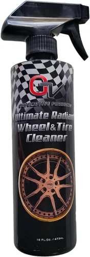 GV Automotive Products Ultimate Radiant - Limpiador de llantas cromadas y rines en aerosol – Seguro, listo para usar, pule, brilla y elimina el