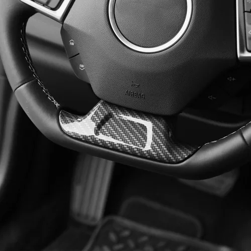 Miniatura 4 de Voodonala Cubierta de fibra de carbono para volante Chevrolet Chevy Camaro Accesorios interiores 2017-2025