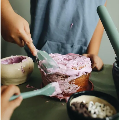 Miniatura 8 de Tampoco Real Kids - Juego de cocina y hornear – Herramientas de cocina Montessori para cocinar de verdad con utensilios de silicona aptos