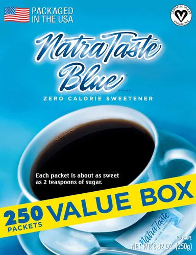 Miniatura 3 de NatraTaste Blue Edulcorante cero calorías, sustituto de azúcar a granel para café, té helado, limonada, bebidas calientes y frías, hornear, cocinar