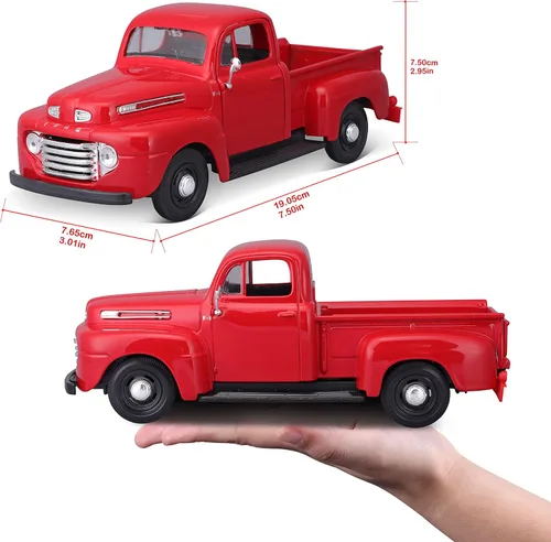 Miniatura 7 de Maisto Línea de montaje 1:24 1948 Ford F-1 Pick-up, rojo