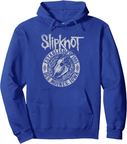 Miniatura 4 de Slipknot Goat Llamas sudadera con capucha para hombre, Azul Royal