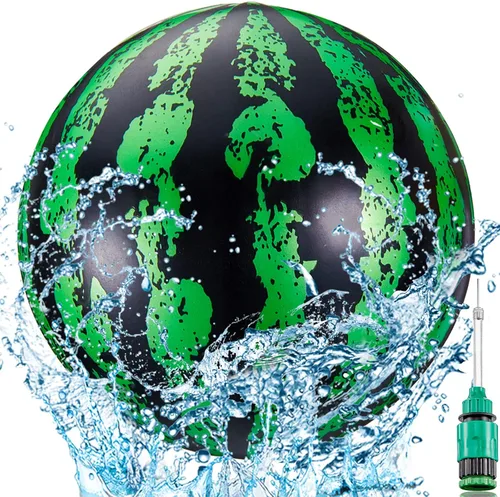 Juego de pelota de piscina - Pelota de piscina de 9 pulgadas Juguetes inflables de piscina con adaptador de manguera, juego de piscina para