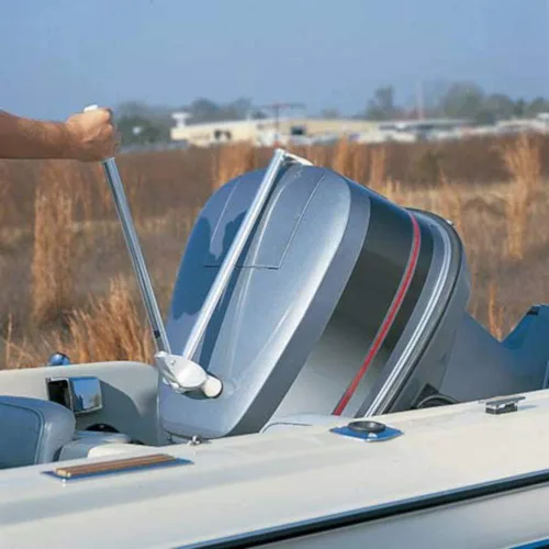 Miniatura 3 de DotLine Inclinador de motor fuera de borda marino - Soporte de inclinación ajustable del motor de barco para motores sin inclinación de potencia