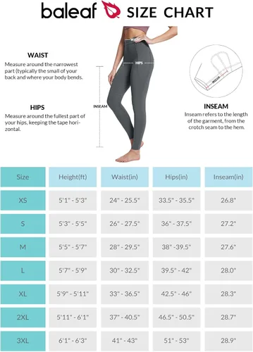Miniatura 7 de BALEAF Pantalones de equitación de invierno para mujer, pantalones de forro polar para equitación, leggings con bolsillos