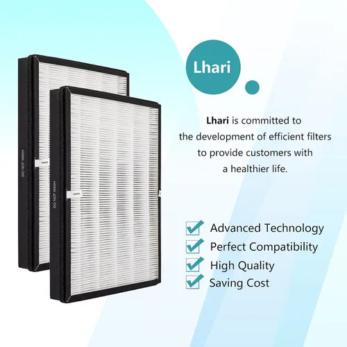 Miniatura 6 de TTAP003 Filtro de repuesto, compatible con purificador de aire TaoTronics TT-AP003 y purificador de aire 5 en 1 VIVOSUN, filtro HEPA H13 de alta