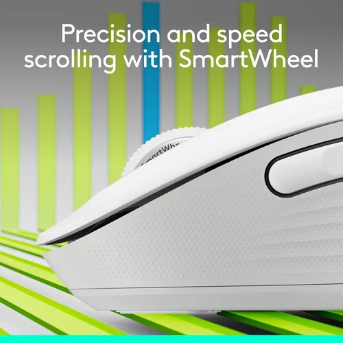 Miniatura 2 de Ratón inalámbrico Logitech Signature M650 - Para manos pequeñas a medianas, para diestros, batería de 2 años, clics silenciosos, botones Blanco hueso