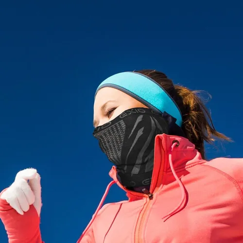 Miniatura 3 de EXIO Calentador de Cuello de Invierno PolainaPasamontañas (Paquete de 1 o Paquete de 2) - Máscara facial resistente al viento para esquí, snowboard
