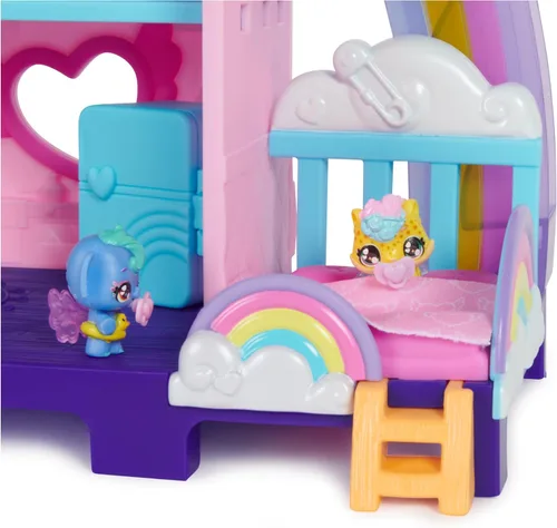 Miniatura 8 de Hatchimals Alive! Juego de vivero y guardería con 4 mini figuras en huevos autoeclosivos, 13 accesorios, juguetes para niños para niñas y niños a