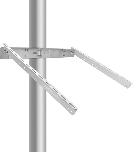 Miniatura 9 de Newpowa Panel solar universal de doble brazo con poste de soporte y soporte de montaje en pared, ángulo de inclinación de 0-90°, hasta 220W/30.31