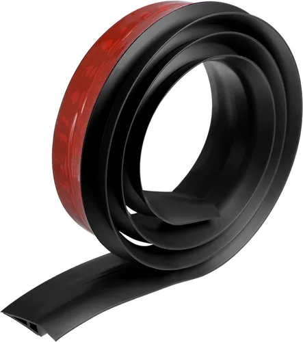 Miniatura 10 de uxcell Tira de borde de suelo para despegar y pegar, tira de transición de alfombra de PVC de 2.75 pulgadas de ancho para puerta laminada de altura