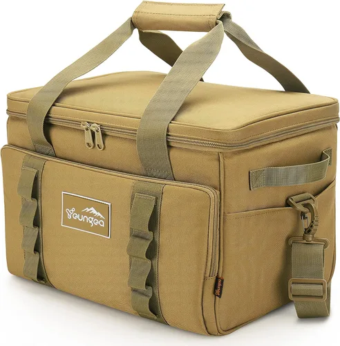 Bolsa de enfriamiento YOUNGOA 48 latas, aislada, a prueba de fugas, enfriador suave grande plegable portátil para viajes, bolsas de enfriamiento de
