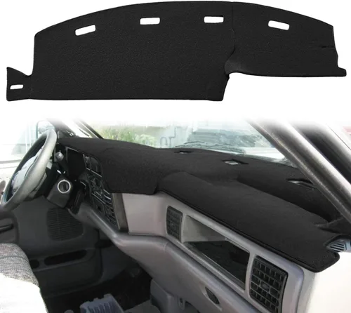 Miniatura 10 de Yiz Funda para Tablero Cubierta de Salpicadero Tapete de Ajuste Personalizado para Dodge Ram 1500 2002-2005, 2500/3500 2003-2005 (02-05 Beige) Y22