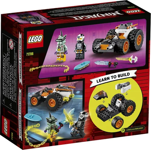 Miniatura 4 de LEGO NINJAGO Cole's Speeder Car 71706 Ninja Kit de construcción de coche (52 piezas)