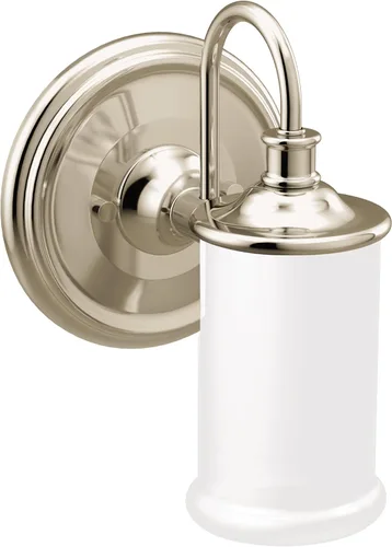Miniatura 7 de Moen YB6461ORB Belfield - Accesorio de tocador de baño de doble montaje con 1 luz con vidrio esmerilado, bronce aceitado