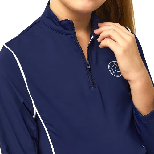 Miniatura 3 de TrustBreech-Made in USA -Kids' Long Sleeved Technical Moisture-Wicking Equestrian Horse Riding Sun Shirt with Ice Fil Lite