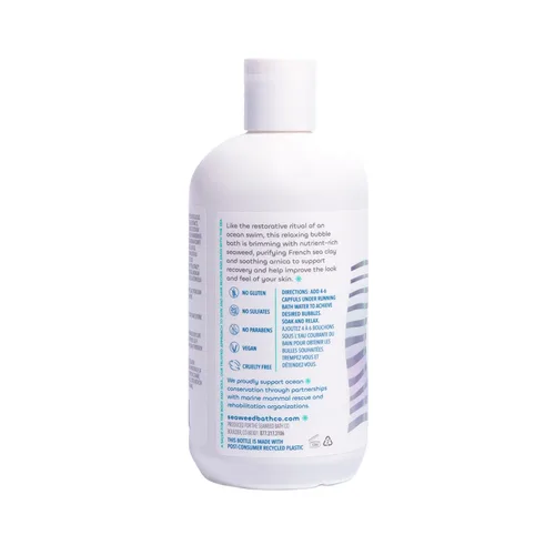Miniatura 8 de Seaweed Bath Co. - Remojo muscular burbujeante, aroma a lavanda de árbol de té, 12 onzas, algas cosechadas de forma sostenible, arcilla marina