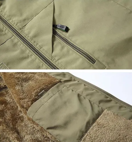 Miniatura 4 de Yoinlia Chaleco de forro polar ligero sin mangas para hombre