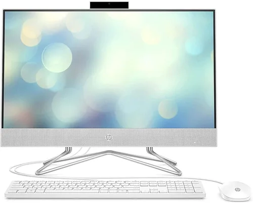 HP Escritorio todo en uno de 24", procesador AMD Athlon Silver 3050U, gráficos AMD Radeon, 8 GB de RAM, SSD de 256 GB, Windows 11 Home (24-dd0210,