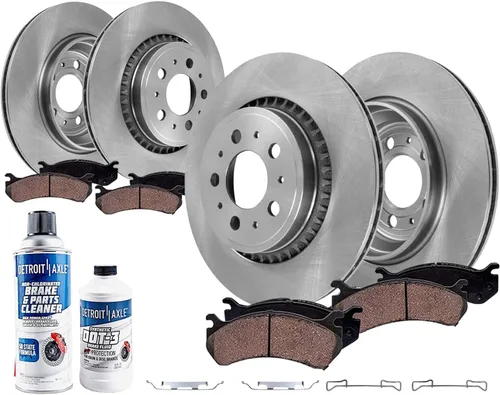 Miniatura 17 de Detroit Axle - Kit de freno para Ford 2022-2023 Maverick Rotores de freno de disco de cerámica con repuesto de hardware: rotores delanteros de 12.80