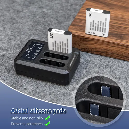 Miniatura 6 de JJC NP-BX1 Cargador de batería USB de doble ranura para Sony ZV-1 ZV1 RX100 VII VI VA V IV III II HX80 HX90 HX90V HX99 HX95 HX350 HX400V HX300 WX500