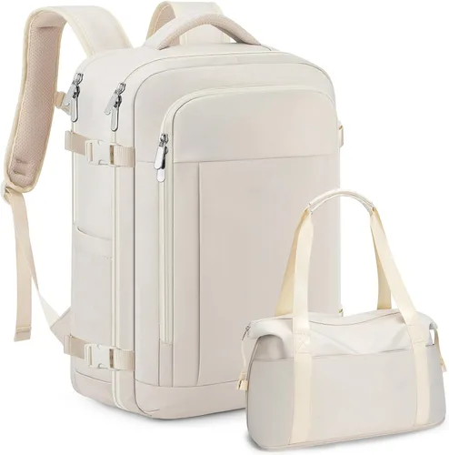 RDTGO Mochila de viaje para mujer, bolsa de viaje para artículos personales para laptop de 17 pulgadas, mochila de mano aprobada por vuelo, mochila