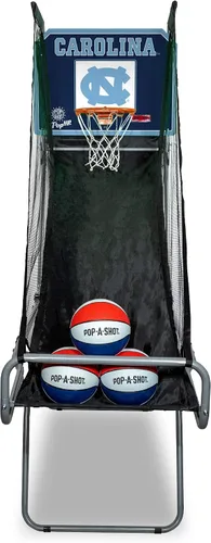 Miniatura 26 de Pop-A-Shot - Tailgate Game with NCAA Graphics l Arcade Basketball Inside, Out, and On The Go Infrared Sensor Scoring 3 Balls Foldable