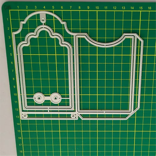 Miniatura 2 de Mvchifay Plantillas de metal para álbumes de recortes, herramienta de bricolaje para manualidades, acero al carbono, para hacer tarjetas de papel
