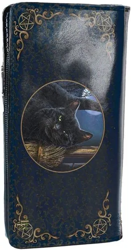 Miniatura 2 de Nemesis Now B3941K8 Cepillo con Magick Lisa Parker Bolso en relieve 7.3in Azul, PU