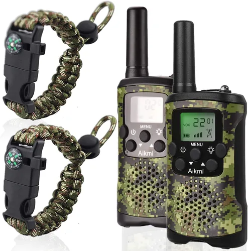 Regalos para niños de 5 a 12 años, juguetes para niños, walkie talkies para niños, radio de 22 canales, 2 vías, 3 millas de alcance largo, apto para