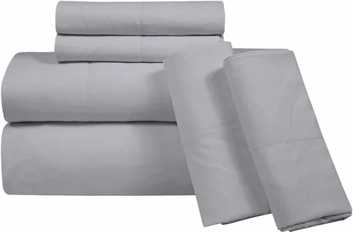 Miniatura 41 de ROYALE LINENS Juego de 4 sábanas King - Ropa de cama de microfibra cepillada suave de 1800 hilos - 1 sábana ajustada y 1 sábana lisa, 2 fundas