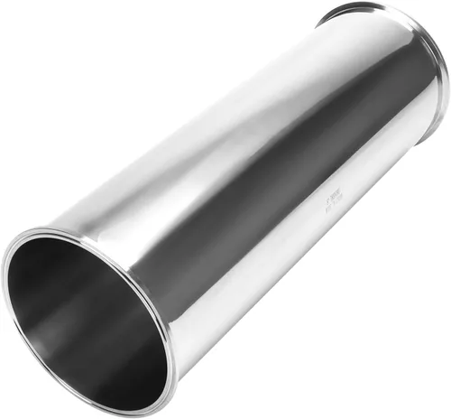 Miniatura 8 de DERNORD Tubo de carrete sanitario con extremos de abrazadera, tubo redondo sin costuras de acero inoxidable 304 con brida de virola de triple