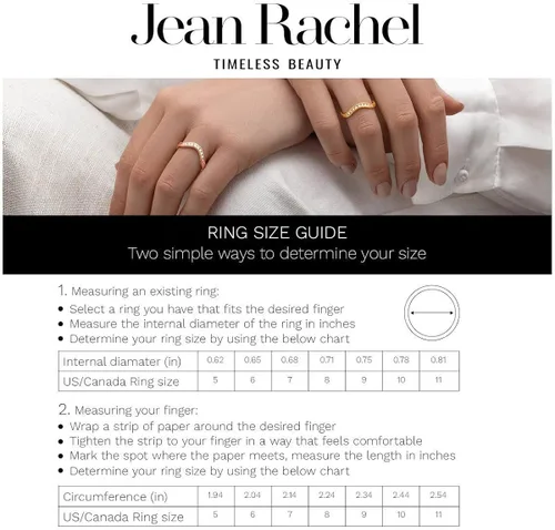 Miniatura 6 de JEAN RACHEL JEWELRY Anillo de plata de ley 925 con un bisel de circonita cúbica transparente ovalada blanca, hipoalergénico, sin níquel ni plomo