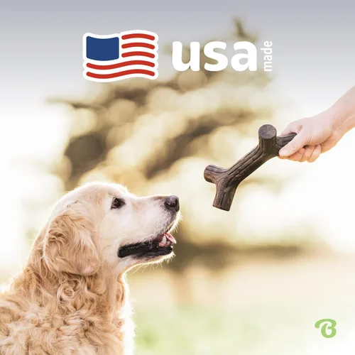 Miniatura 5 de Benebone Bacon Stick - Juguete masticable duradero para perros masticadores agresivos, tocino real, fabricado en Estados Unidos, mediano