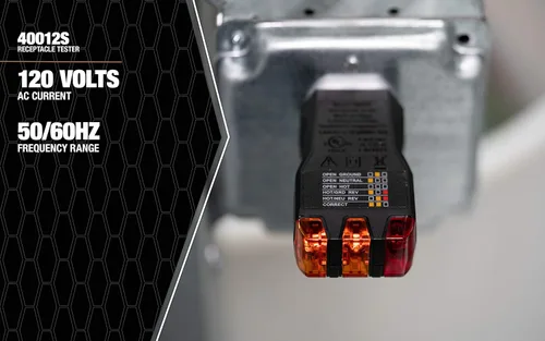 Miniatura 7 de Southwire 10037K - Kit de prueba eléctrica con multímetro de función completa, detector de voltaje sin contacto y probador de tomacorrientes