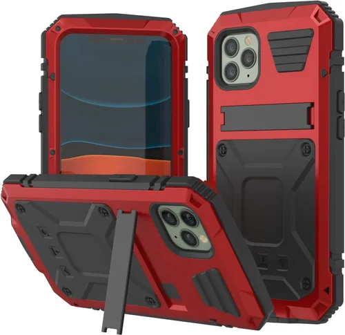 Miniatura 9 de PunkCase Funda de metal para iPhone 11 Pro Max [Serie 2.0] Funda de armadura resistente Diseño de cuerpo completo de aluminio y TPU con protector