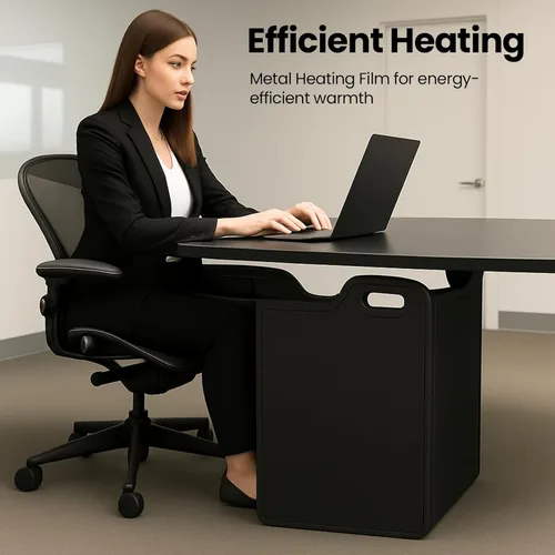 Miniatura 7 de Lavawall - Calentador eléctrico de pared: calentador de espacio portátil para oficina y hogar, temporizador y termostato, seguro y silencioso