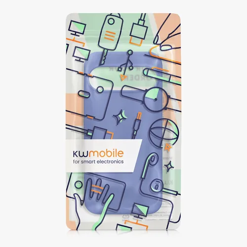 Miniatura 738 de kwmobile Funda Compatible con Google Pixel 6 Pro - Funda de teléfono de silicona TPU con acabado suave - Azul Arrecife