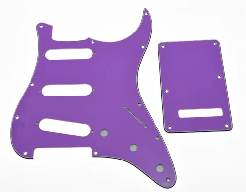 Miniatura 14 de KAISH - Golpeador de 11 agujeros estilo ST/Strat SSS con placa trasera ST y cubierta de trémolo para Stratocaster de EE. UU./México/Strat en perla