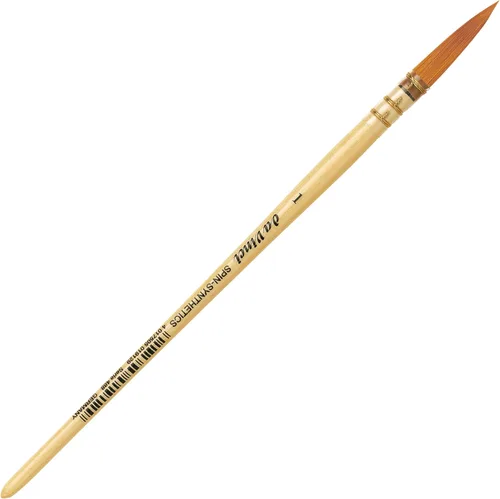 Miniatura 218 de da Vinci Watercolor Series 5580 CosmoTop Spin Pincel de Pintura, Redondo Sintético con Mango Rojo