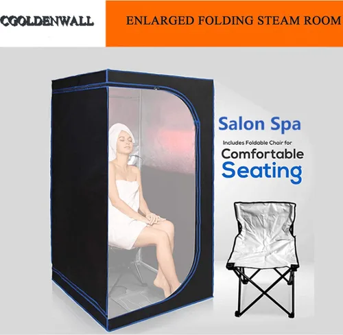 Miniatura 2 de CGOLDENWALL Sauna de vapor portátil para el hogar, spa personal, 4L 2000 W, la máquina de vapor puede seguir generando vapor durante 99 minutos