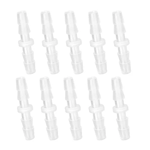 Miniatura 10 de Quickun Accesorios de Manguera de Púas de Plástico, 3/8" x 3/8" Accesorio de Unión de Empalme y Reparador de Púas (Paquete de 5)